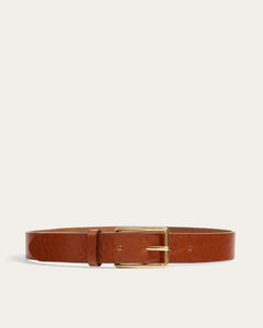 Alessio Belt, Cognac Leather Belt dear-frances 